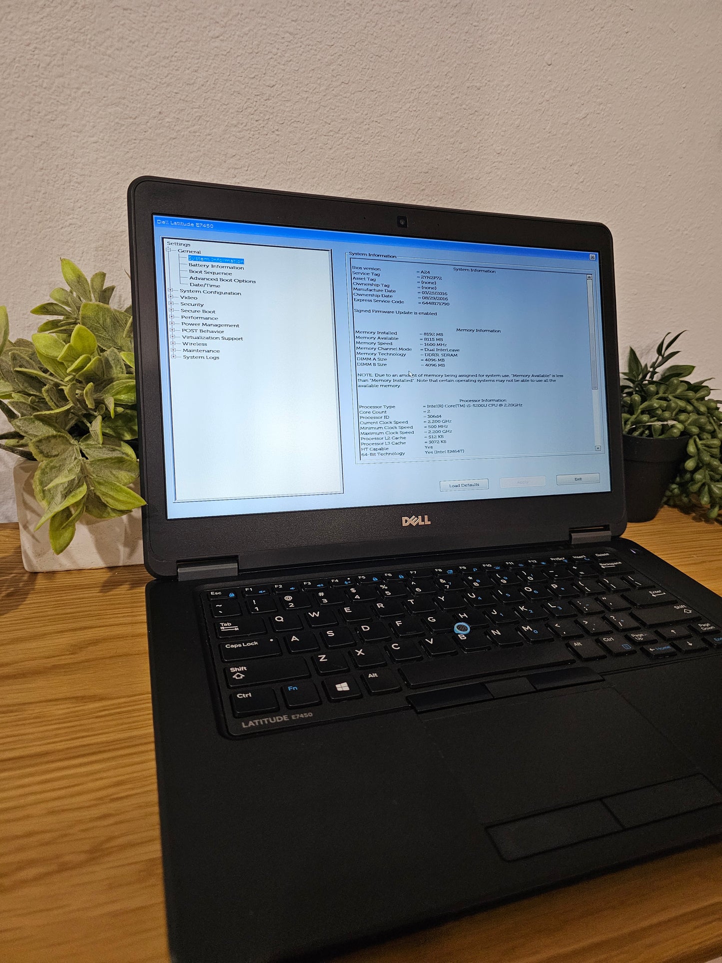 Dell Laptop E7450 i5 2.2Ghz 8GB 128GB Refurbished