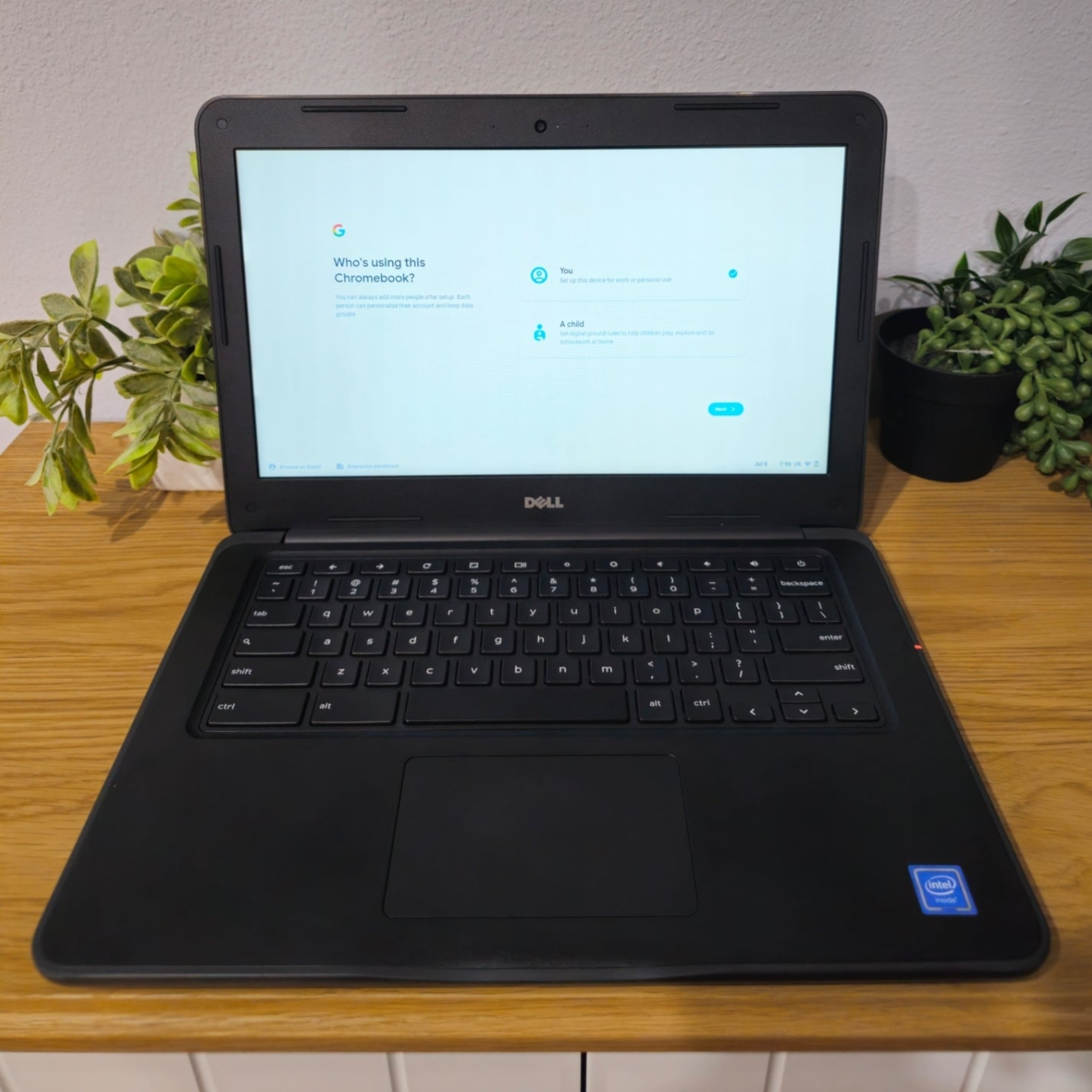 Dell Chromebook 13 3380 Intel Celeron 3855U @ 1.6 GHz 4GB RAM 16GB Refurbished