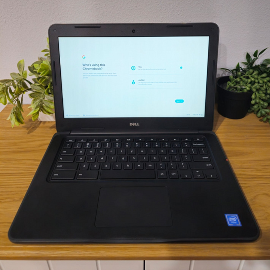 Dell Chromebook 13 3380 Intel Celeron 3855U @ 1.6 GHz 4GB RAM 16GB Refurbished